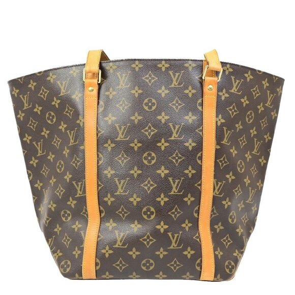 LOUIS VUITTON Sac Shopping Shoulder Tote Bag Monogram Leather - Picture 3 of 15
